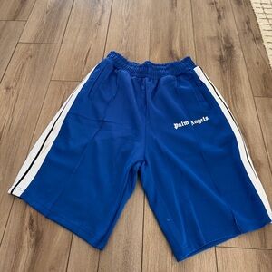 Palm Angels Royal Blue Athletic Shorts